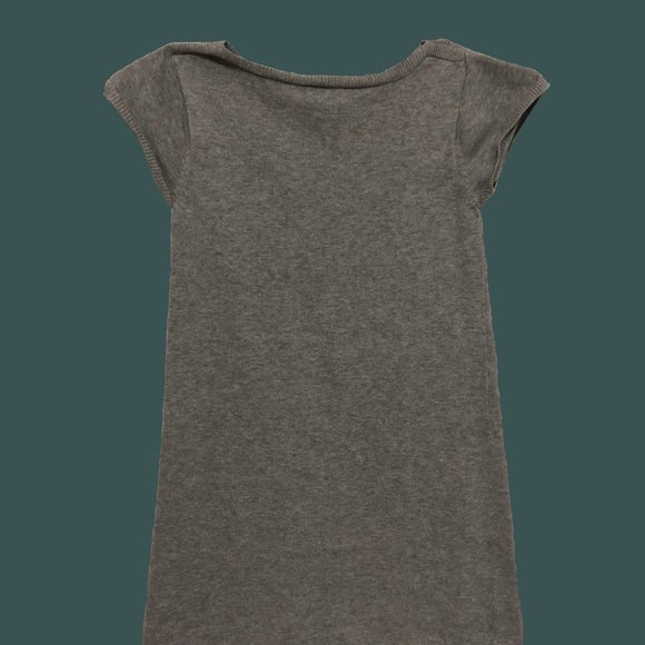 The Children's Place, Girls Cotton Dress, Medium, Gray, Age 8-10 - Picture 3 of 6